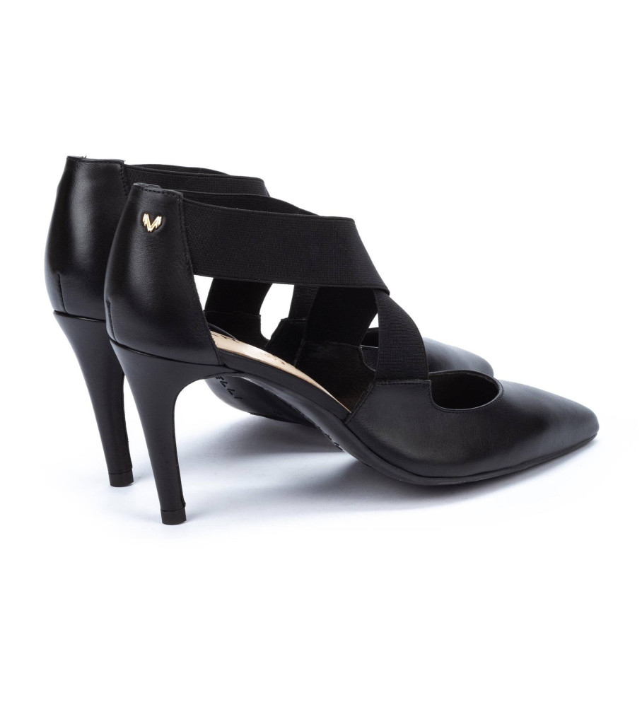 Sapatos Martinelli Thelma em couro preto - Altura do salto: 8,5 cm -