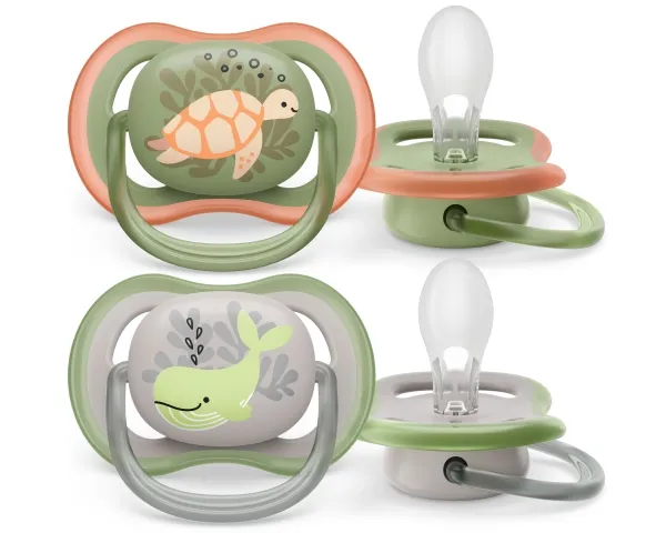 Philips AVENT ultra air SCF085/60 sut, Klassisk babysut, Ortodontisk, Silikone, Dreng/Pige, Tåler opvaskemaskine