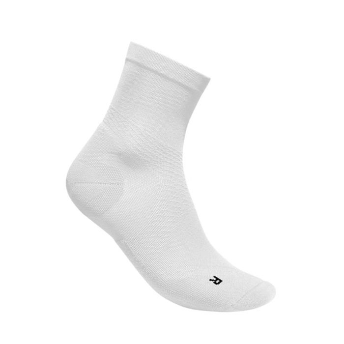 Bauerfeind Unisex Strømper Run Ultralight Compression Socks Mid Cut Hvid