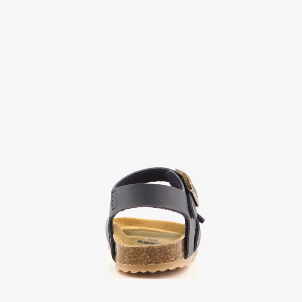 Groot leren kinder bio sandalen blauw