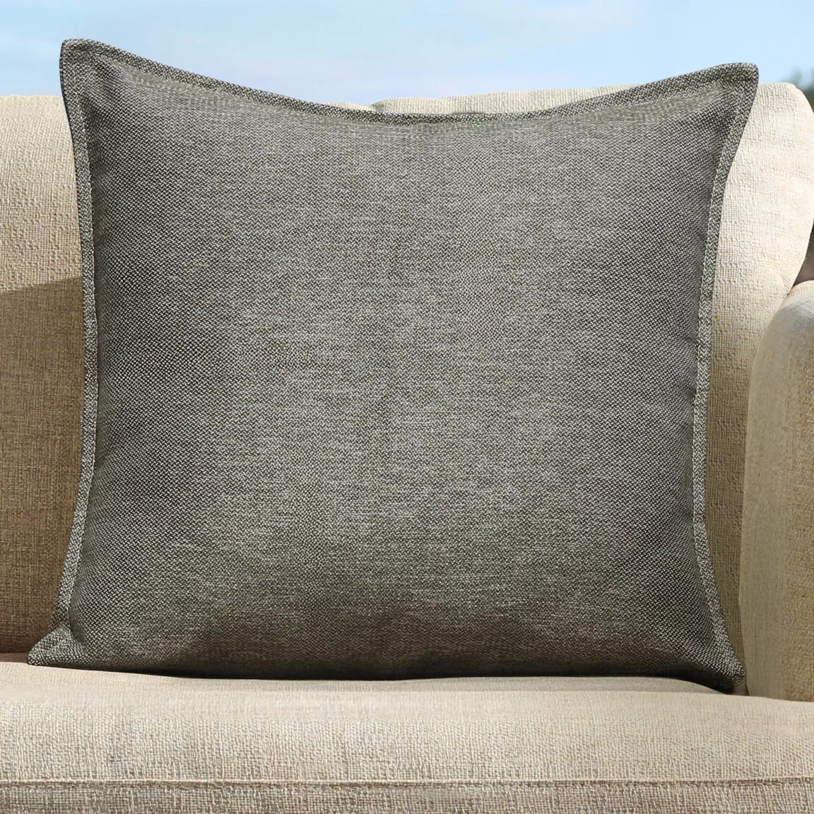 Coussin extérieur carré (60 x 60 cm) Kalena Vert olive
