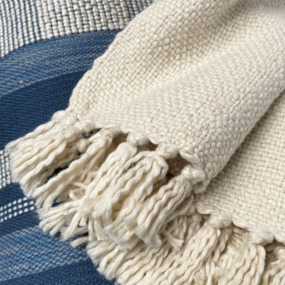 Malagoon Katoenen Plaid - Clay White