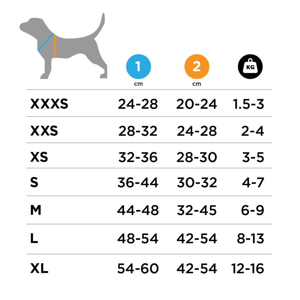 Ozami - Hundesele Air-Mesh Sort S