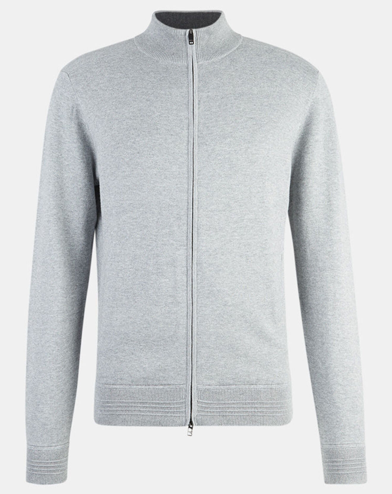 Hackett London Gilet Jersey zippé gris