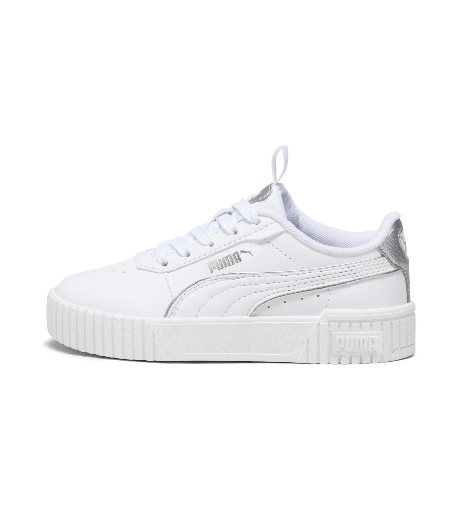 Tênis Puma Carina 2.0 Pop Up Metallics Branco