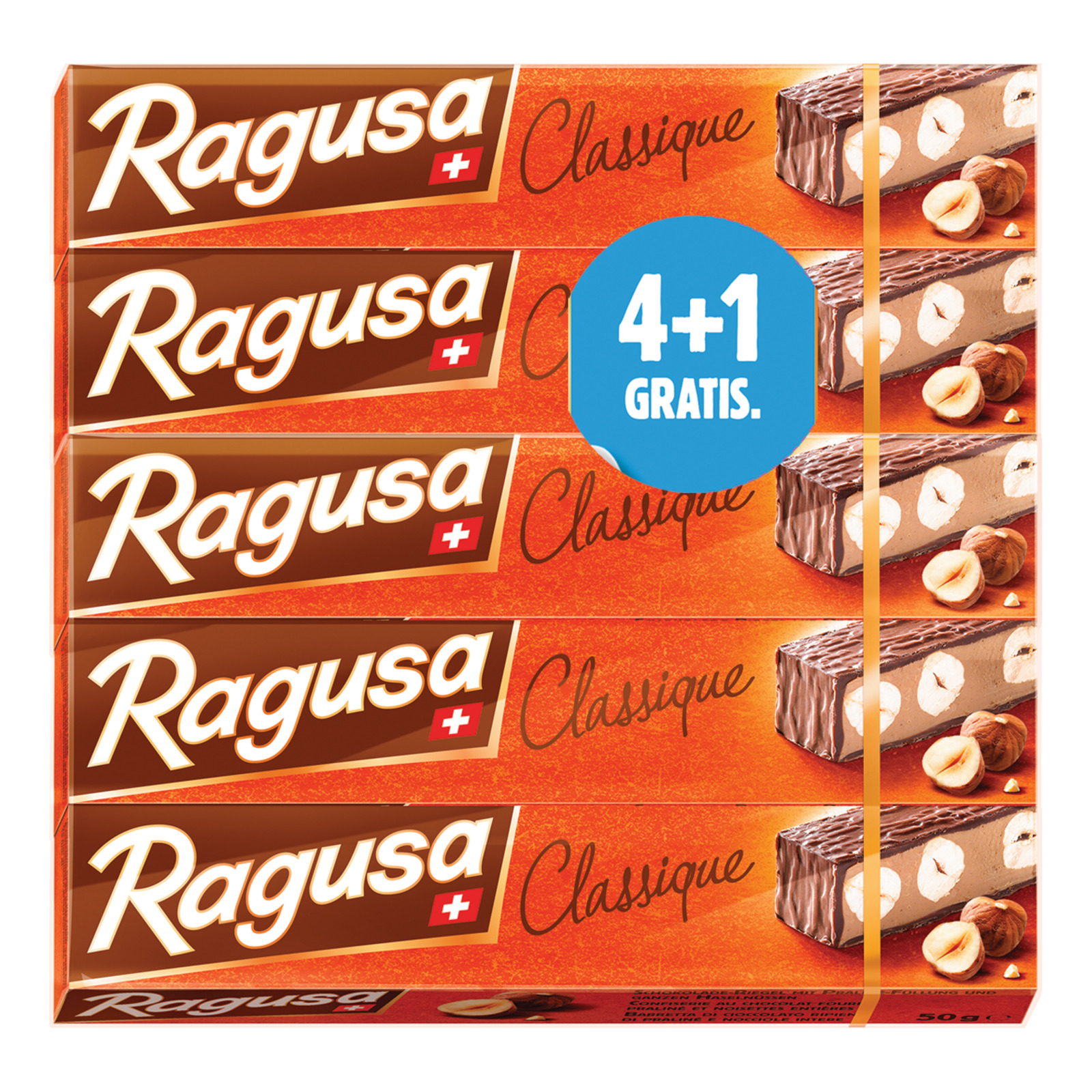 Ragusa 5x50g 4+1 gratis