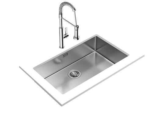 TEKA - Evier sous plan Be Linéa RS15 sous plan, 71x40 cm