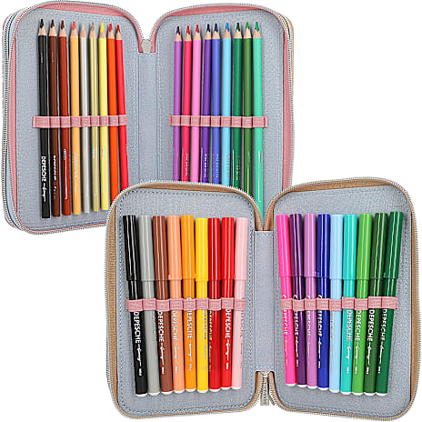 TOPModel penalhus med indhold - team teddy