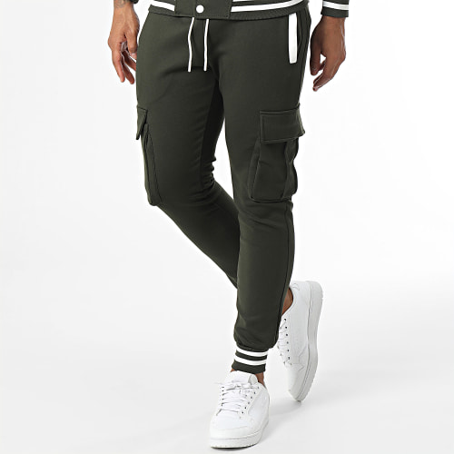 Ensemble Veste Et Pantalon Cargo Vert Kaki