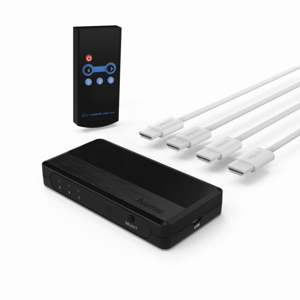 Hama 00121760 video switch HDMI