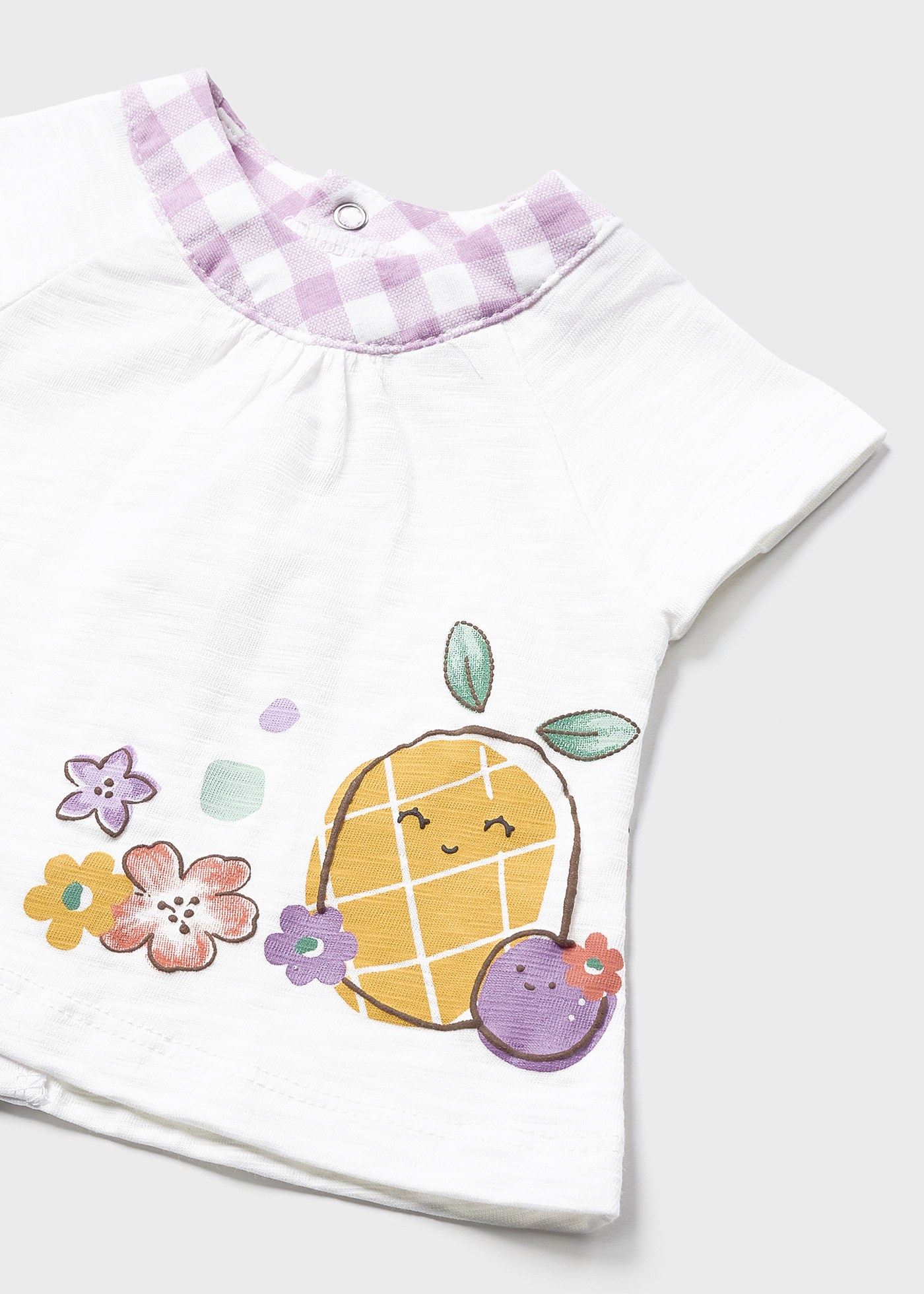 Conjunto de 4 peças com estampa para recém-nascido