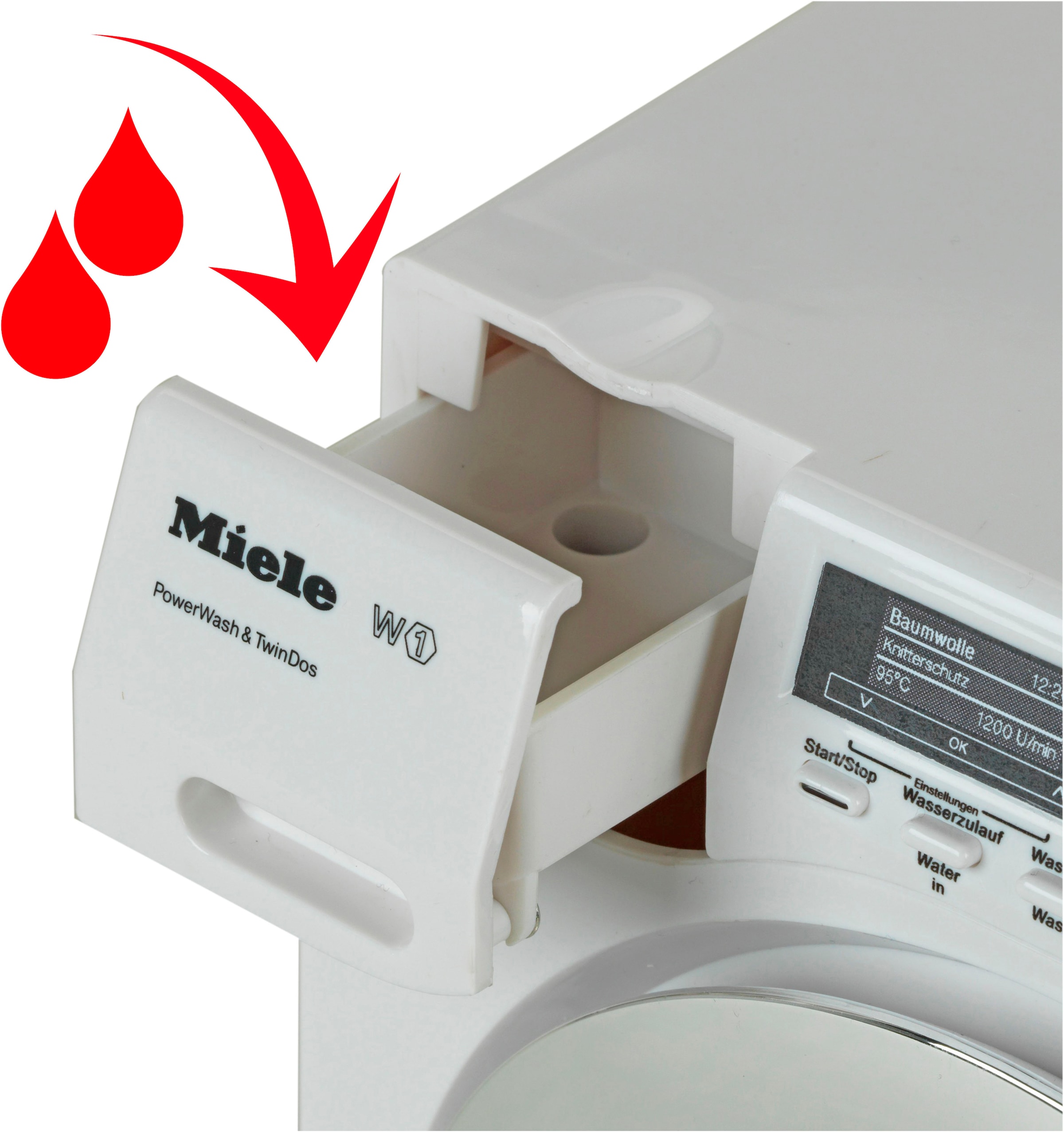 Klein Kinder-Waschmaschine »Miele Waschmaschine« mit Wasser befüllbar