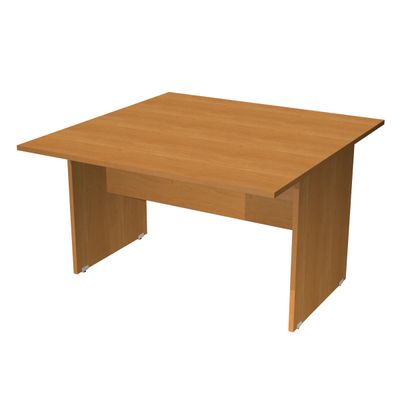 Extension pour table de réunion ovale Trend - imitation hêtre
