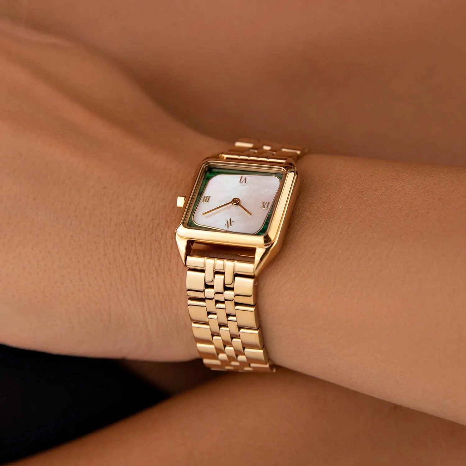 Montre Geminus Malachite and Pearl Vanna