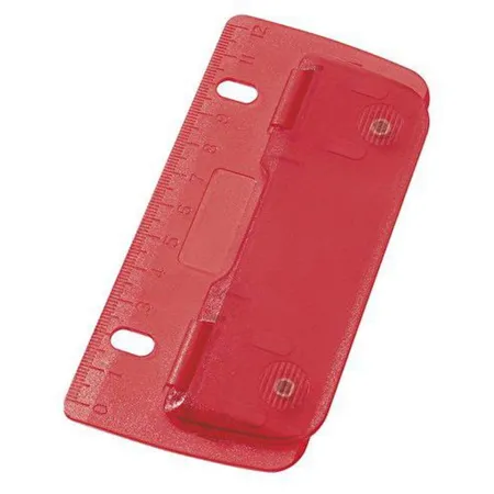 WEDO® Taschenlocher, Stanzleistung: 3 Blatt, ICE rot