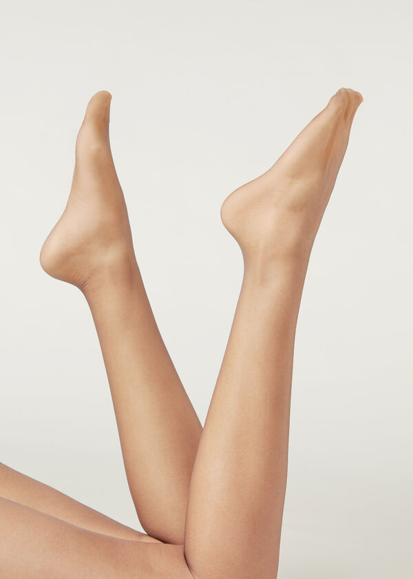 Meia-calça ultra transparente de 8 denier