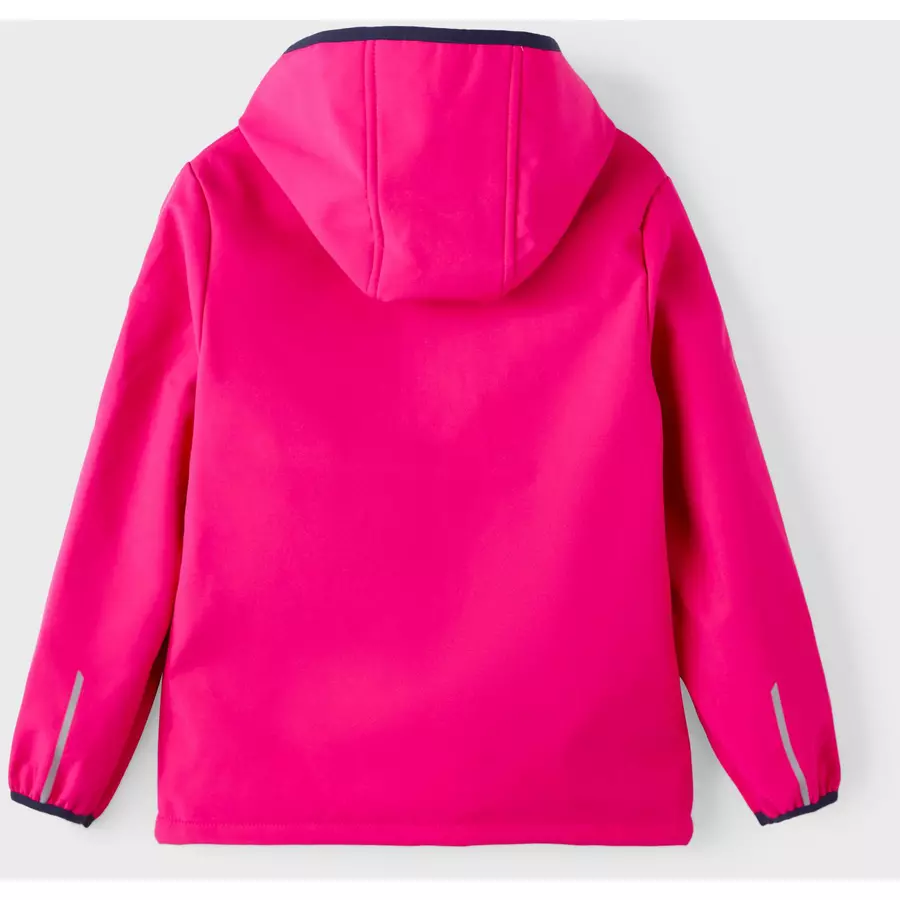 name it Softshelljacke Nmfmalta Pink Peacock