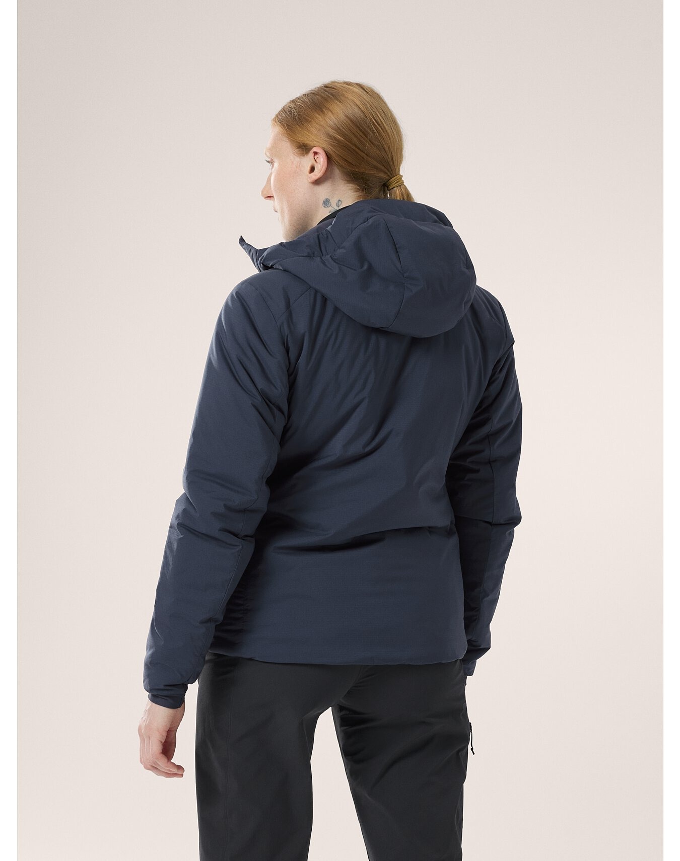 Atom Heavyweight Hoody Dame Black Sapphire