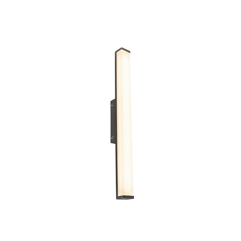 Moderne badkamer wandlamp zwart 62 cm IP44 - Cascada