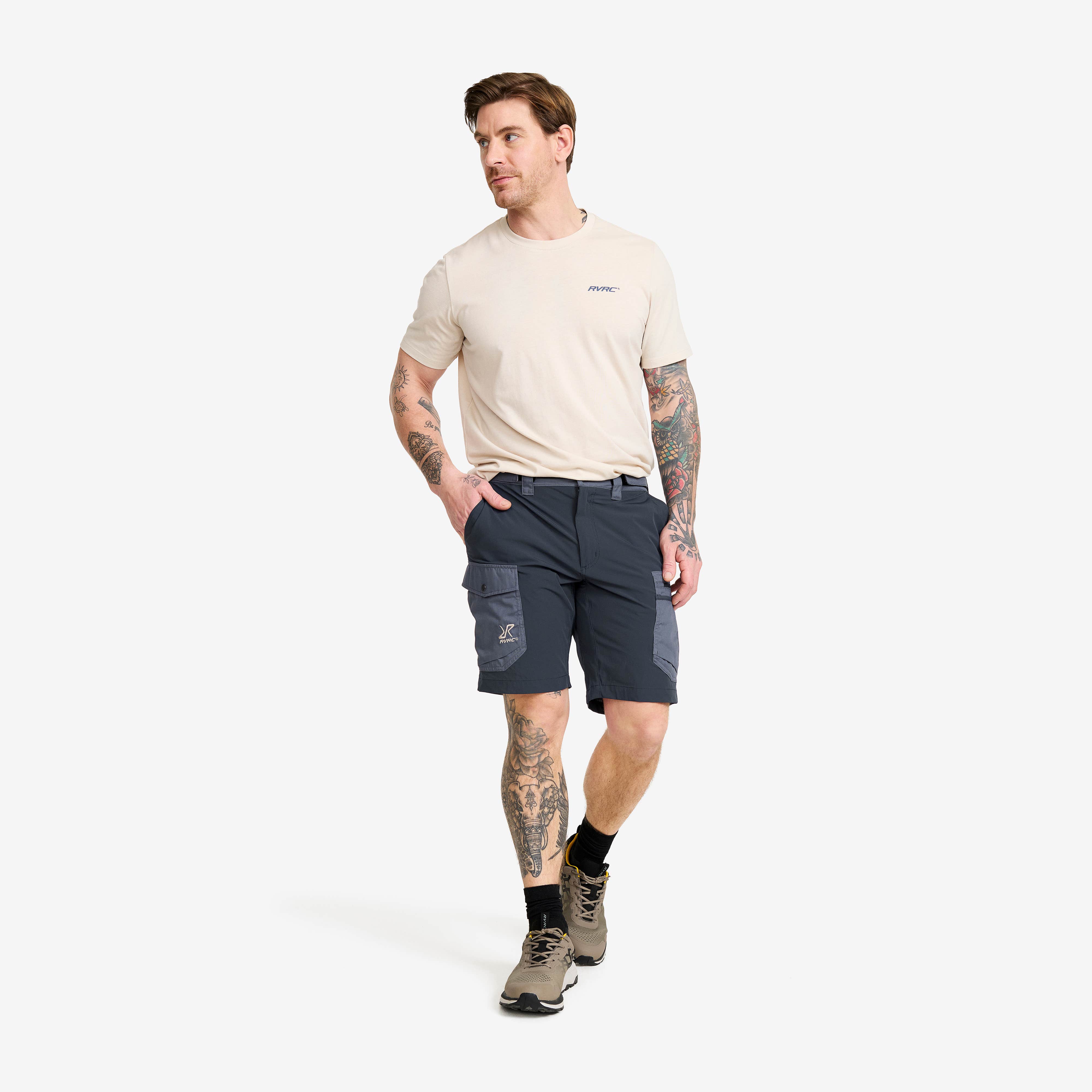 Rambler Lightweight Pro Shorts Herre Turbulence Blue/Blueberry