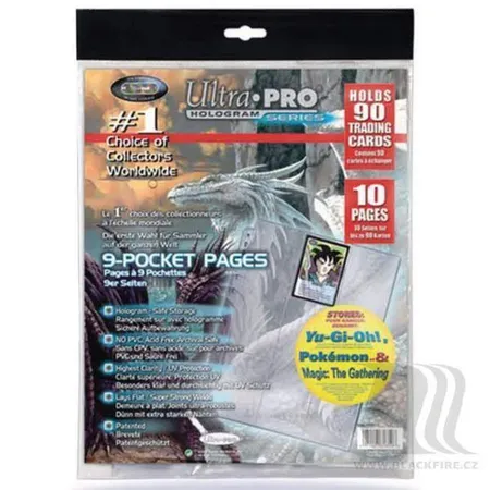 Ultra Pro 9-Pocket Platinum Pages, 10 Stück