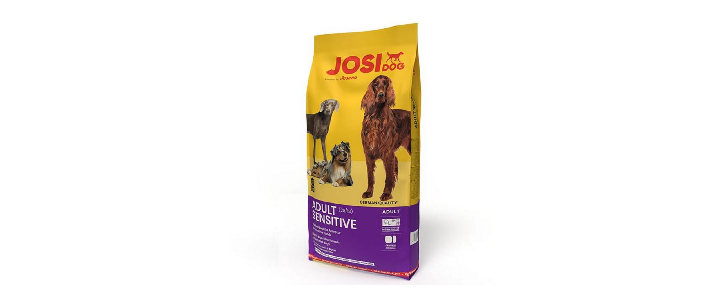 Trockenfutter Sensitive Adult 15 kgAlleinfuttermittel für ausgewachsene, empfindliche Hunde