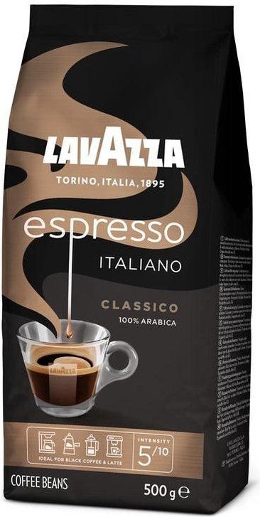 Lavazza - Espresso Italiano Classico - Koffiebonen - 100% Arabica - 6 x 500 gram