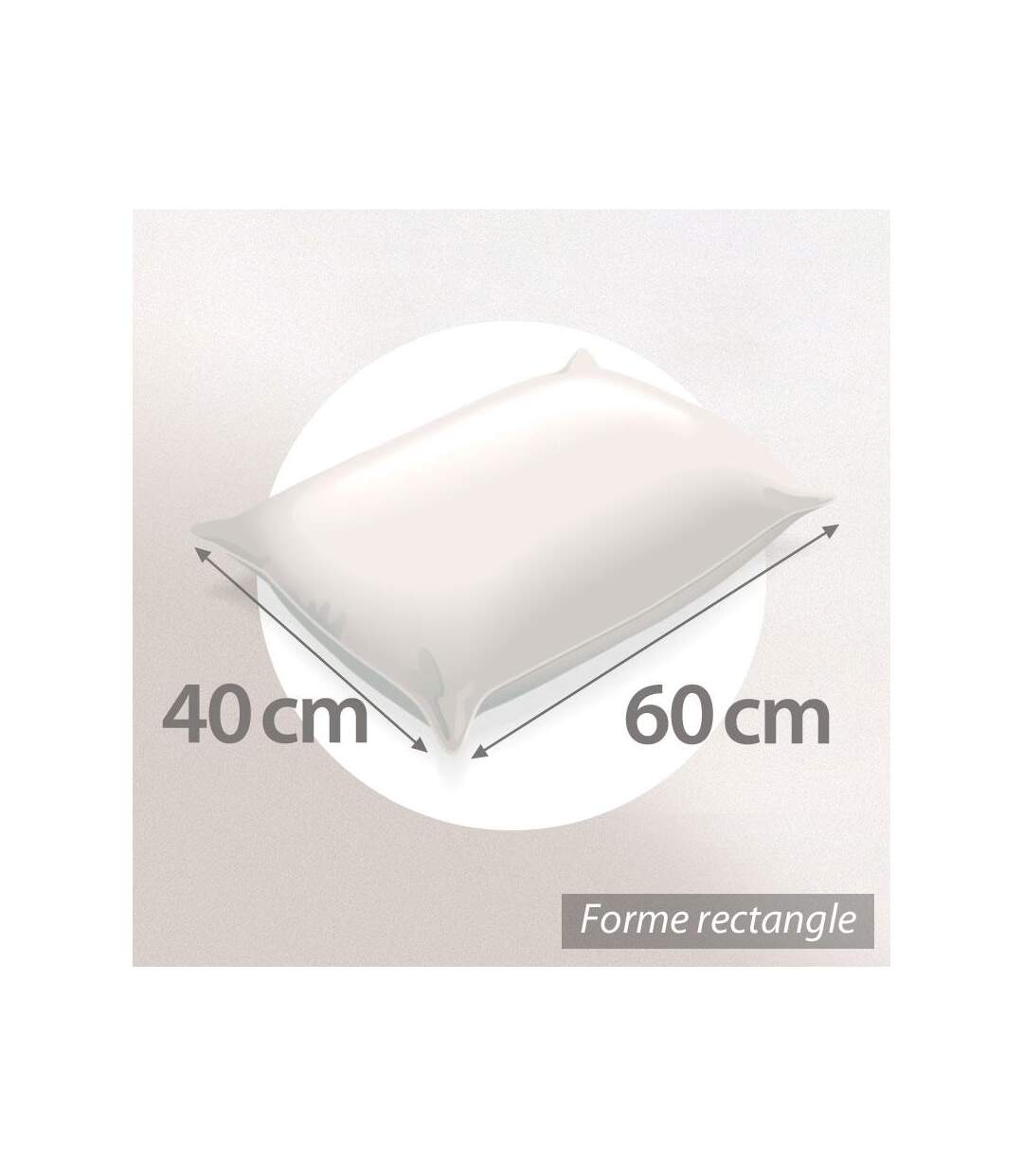 Oreiller 40x60 cm ASCONA mousse à mémoire de forme viscosoja