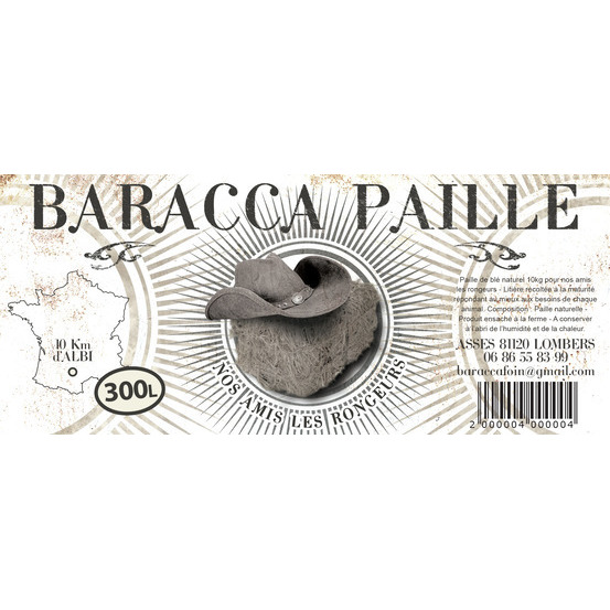 Paille de blé : 10kg paillIage