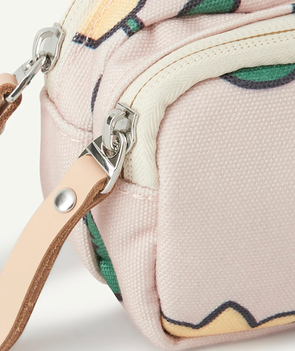 JOJO FACTORYTROUSSE DOUBLE COMPARTIMENT FILLE IMPRIMÉ FLEURI
