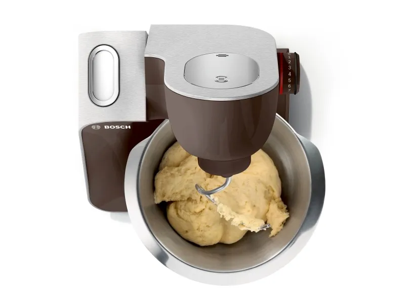 Bosch MUM5 CreationLine Premium MUM58A20 - Køkkenmaskine - 1000 W - børstet rustfrit stål/grå