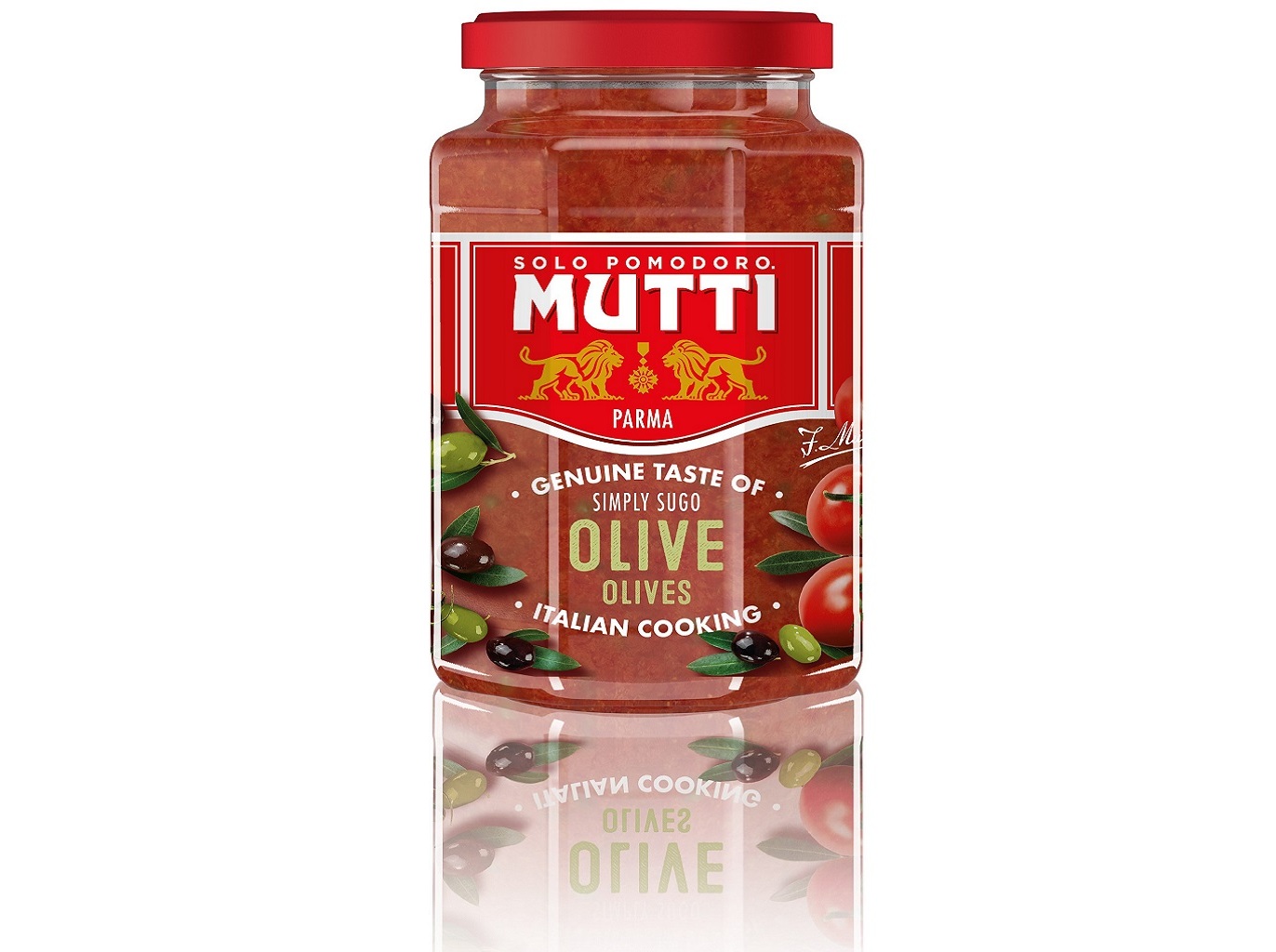 MOLHO MUTTI DE TOMATE COM AZEITONAS 400G