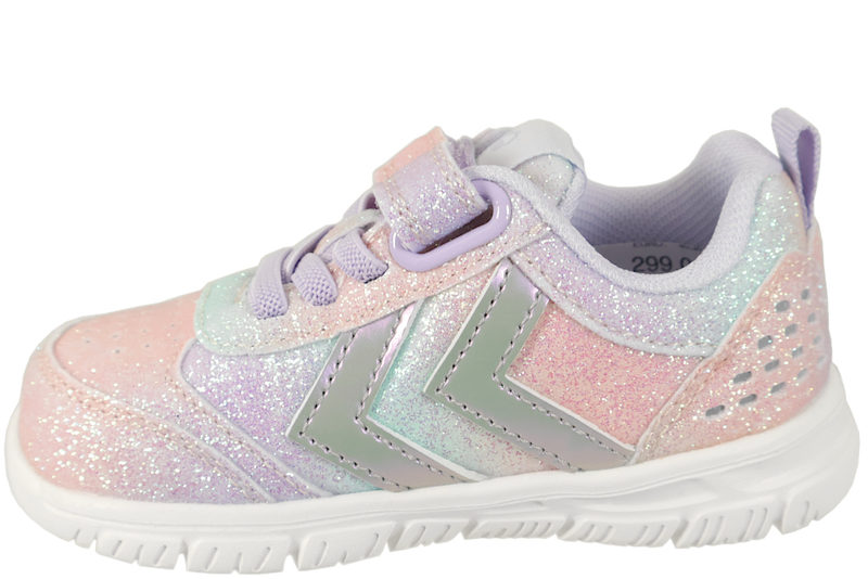 HUMMEL CROSSLITE GLITTER INFANT MULTI COLOUR PINK FRITIDSSKO