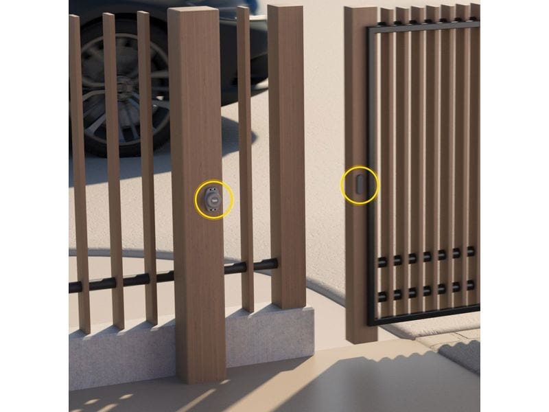 Yale Smart Gate Opener Intelligenter Toröffner mit Positionssensor und Magnet