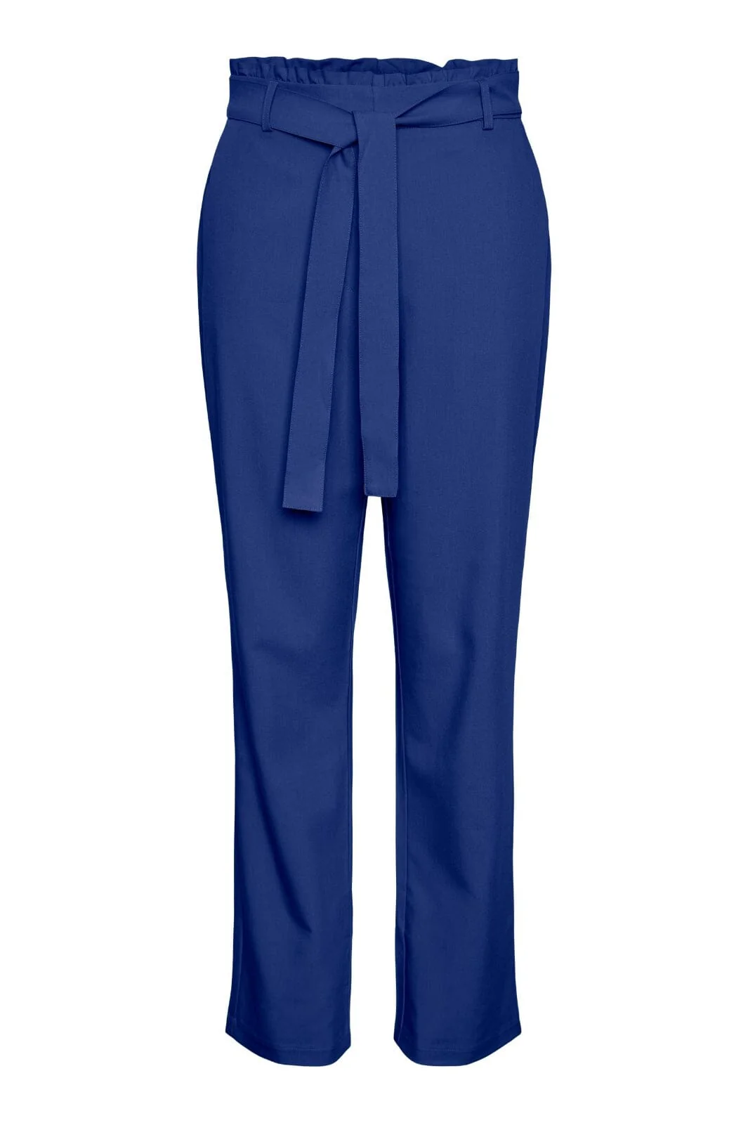 Pieces Pcboss Paperbag Straight Pants 4251343 mazarine blue