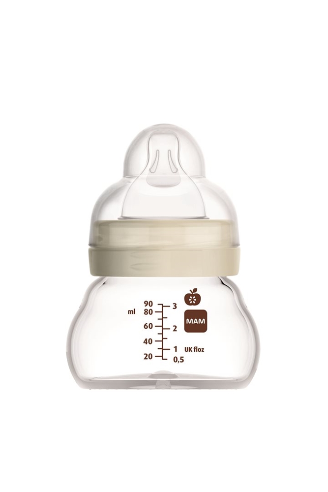 MAM Feel Good Glasflasche 90ml 0  Monate 1 Stk