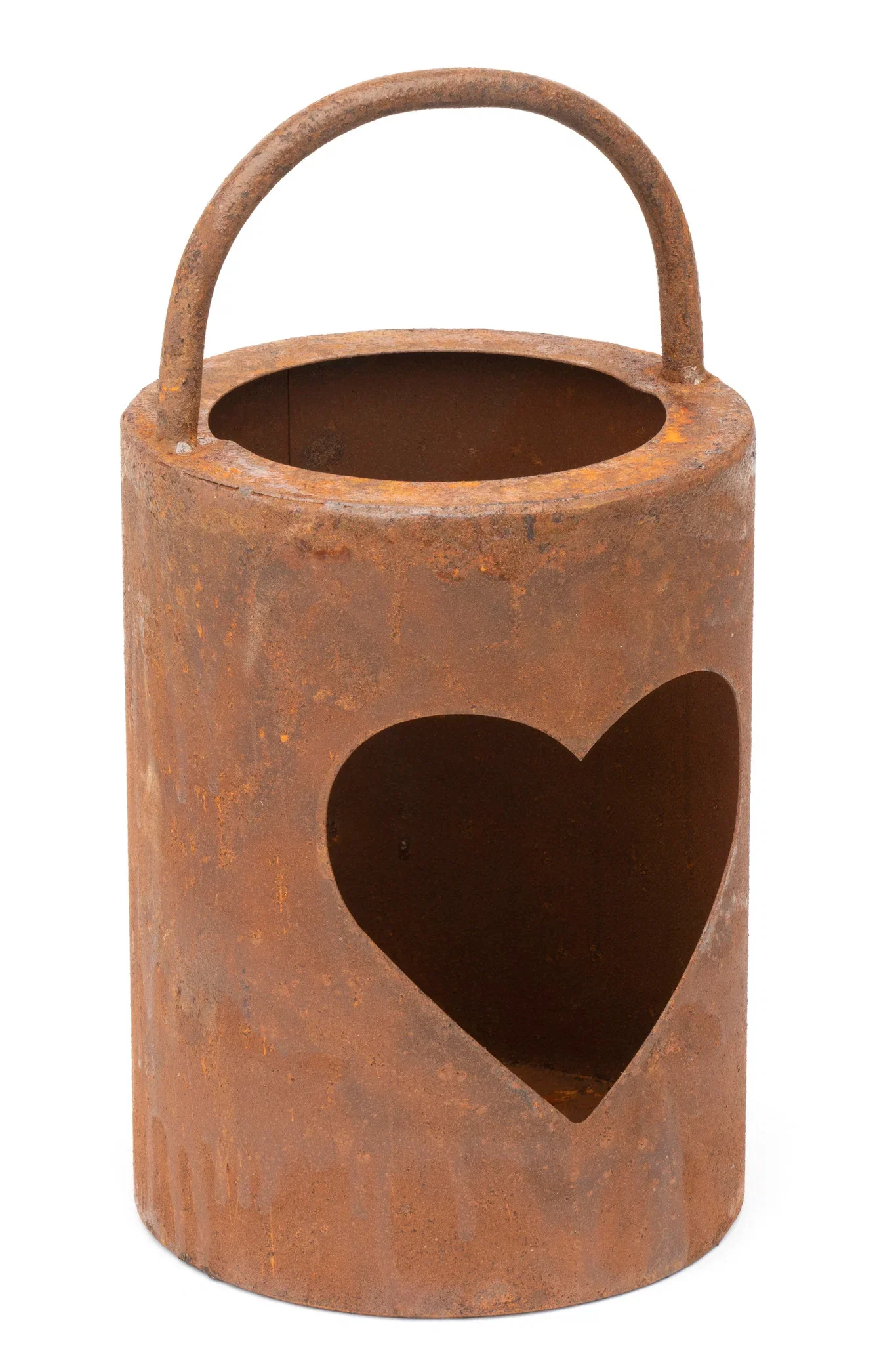 Lykt Hjerte Rust Høyde 28 cm
