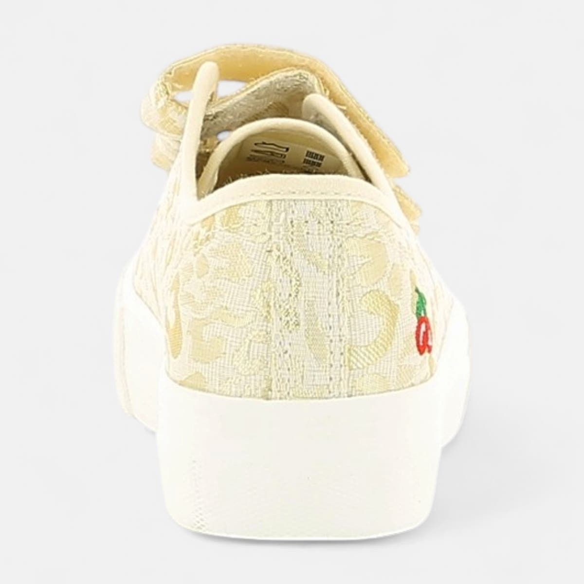 Baskets en toile Femme or