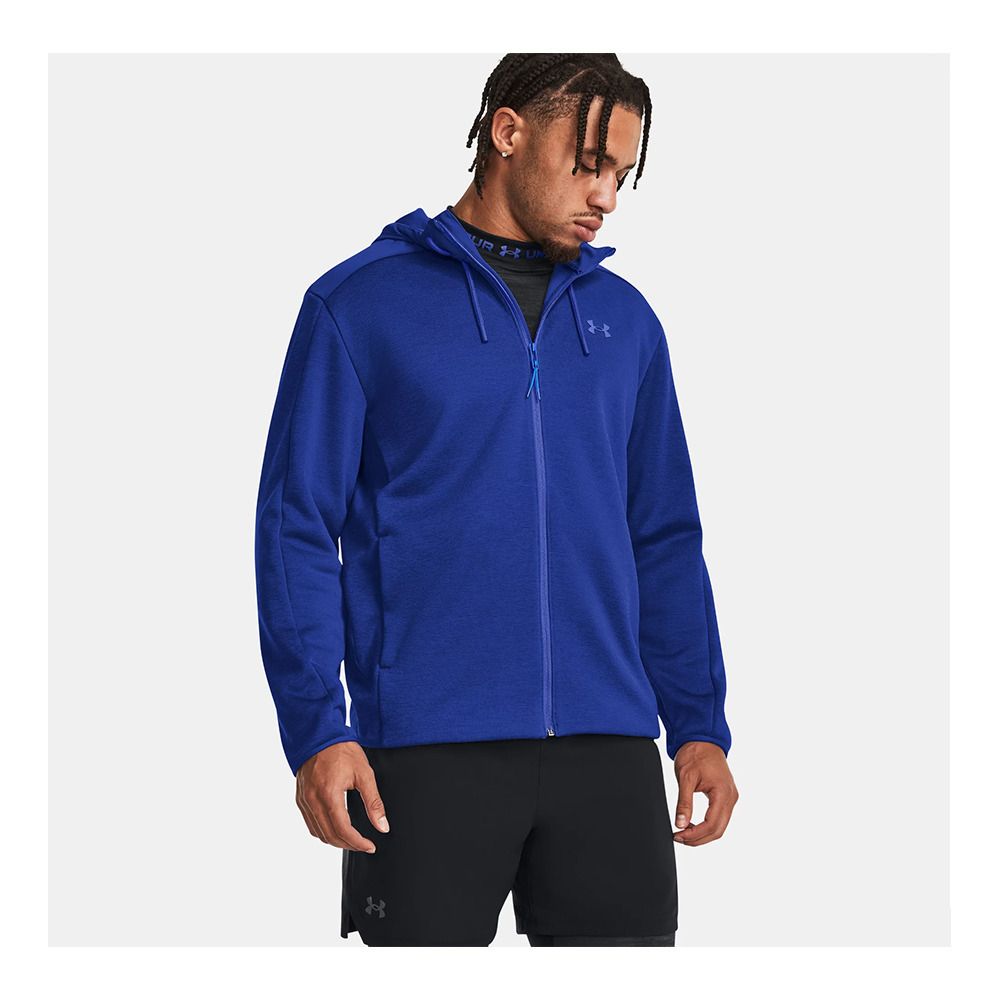 Under Armour ESSENTIAL SWACKET - Veste Homme bleu