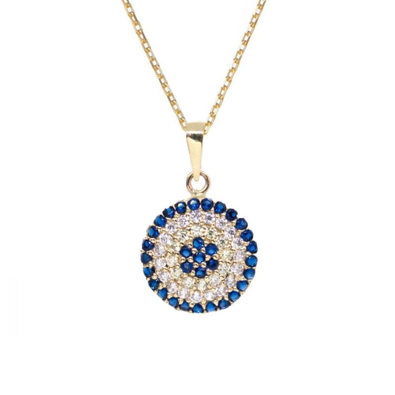 Pendentif Or Jaune 375/1000 et Zirconium