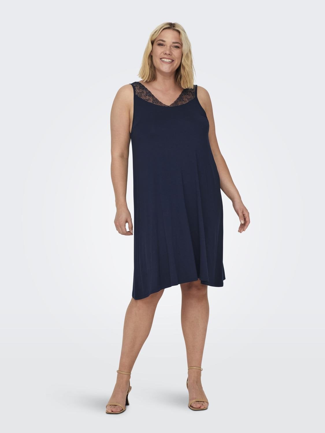 CARSIERA Langes Kleid Night Sky