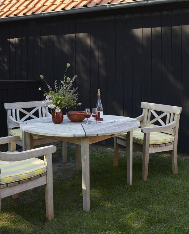 Fritz Hansen Zitkussen Drachman tuinstoel lemon