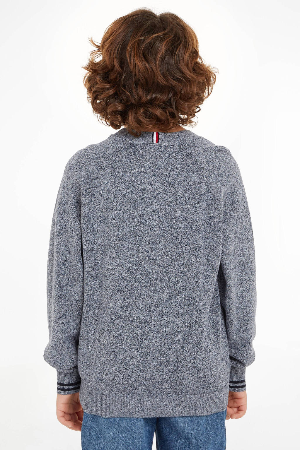 Tommy Hilfiger gemêleerde sweater grijs