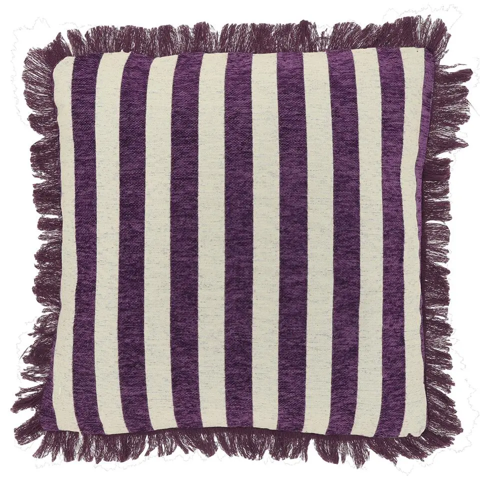 Unique Living - Sierkussen Tess 45x45cm - Dark Purple