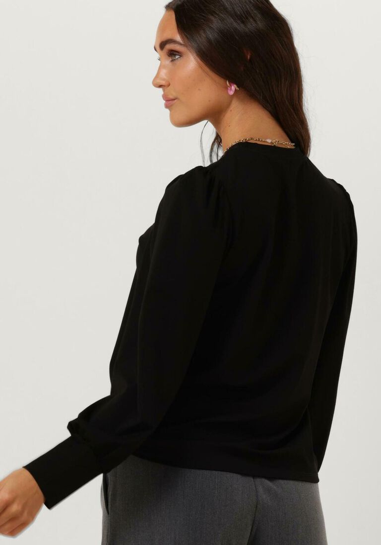 OBJECT zwarte object trui objcaroline l/s top noos