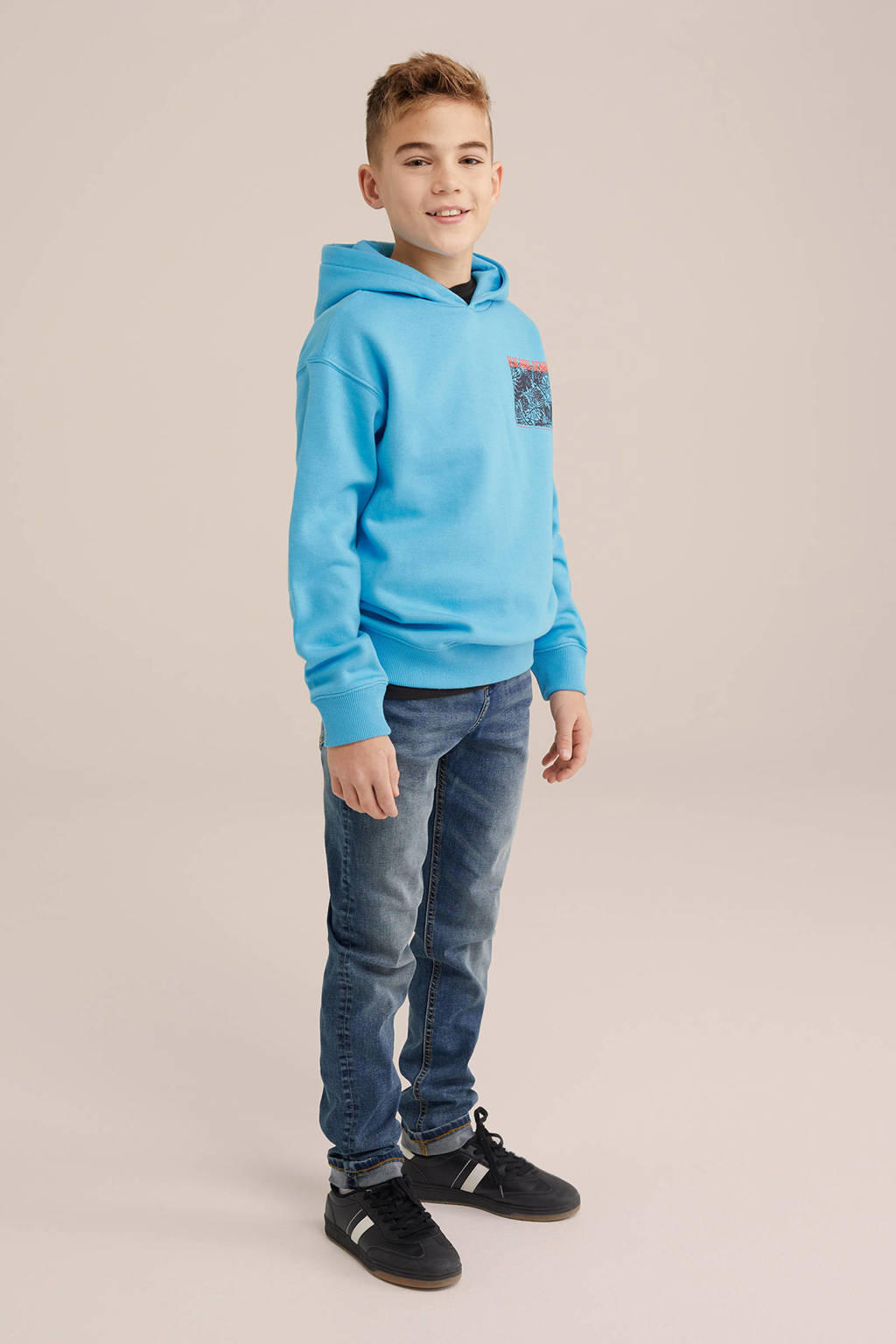 WE Fashion sweater blauw
