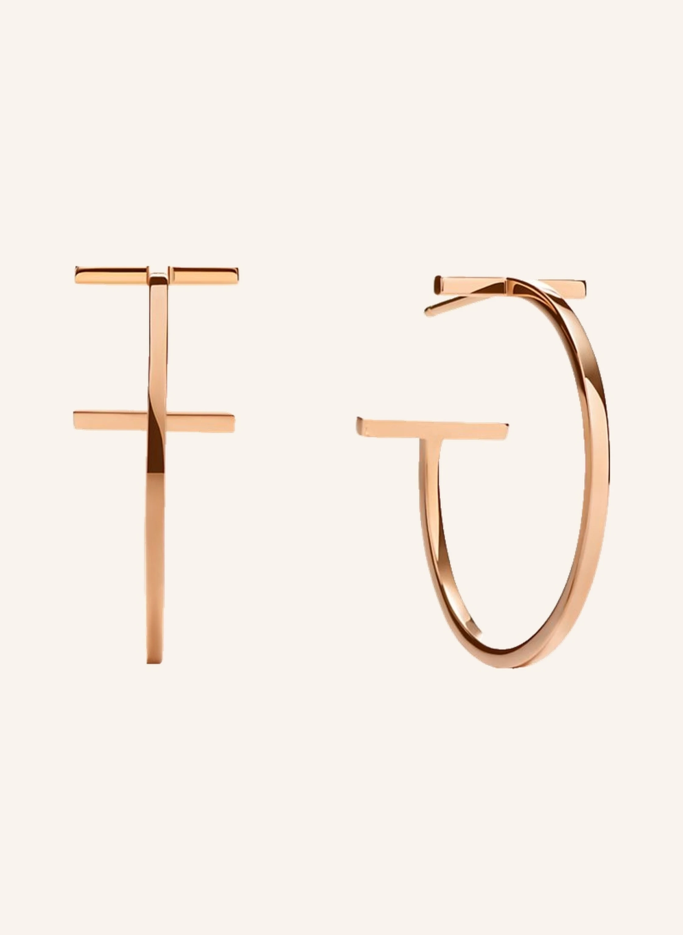 TIFFANY & Co. Tiffany T CREOLEN aus 18 Karat Roségold
