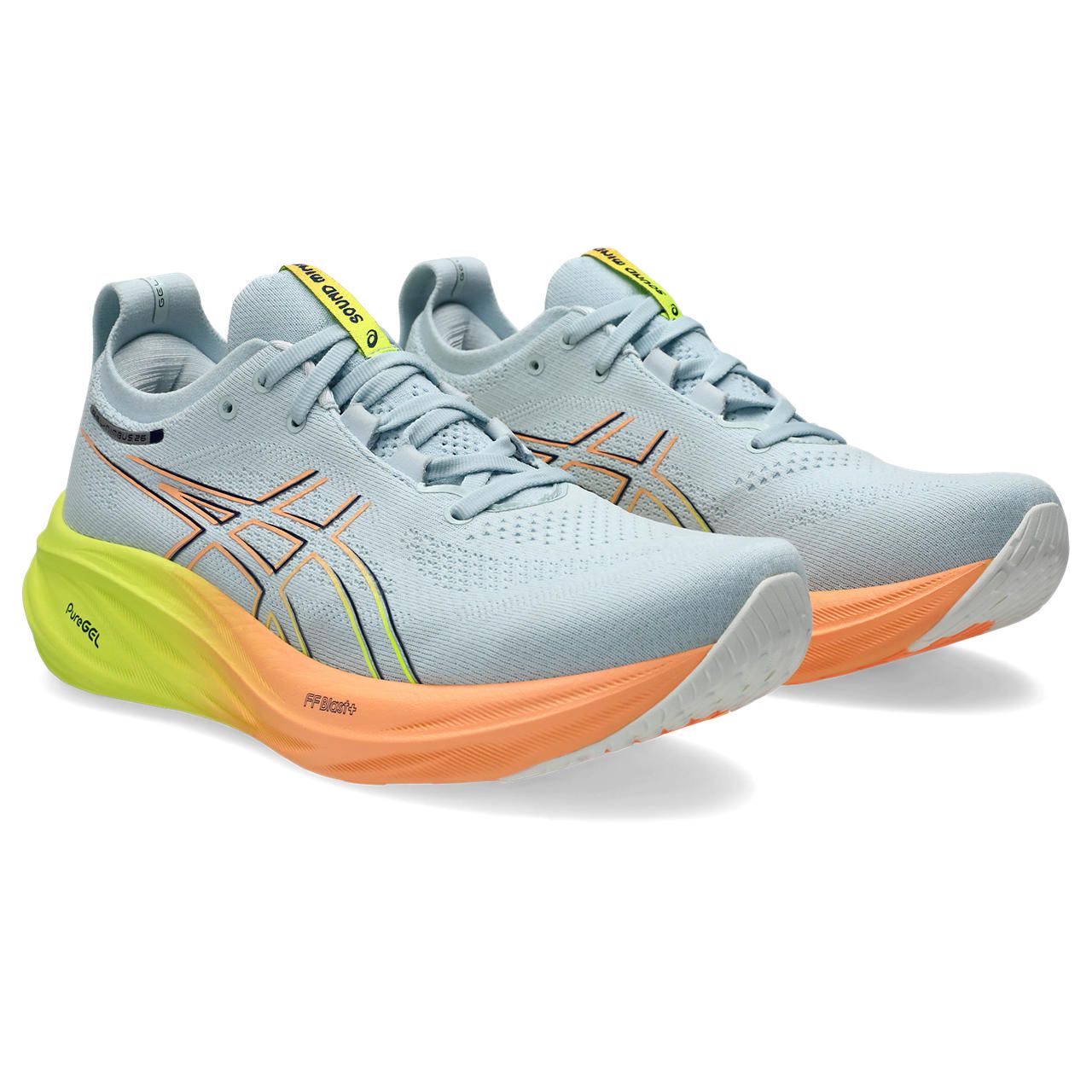 asics gel nimbus 26 paris herre flash yellow black