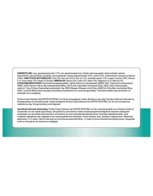Prins Procare Croque Diet Gastro-Intestinal Zalm - Hondenvoer