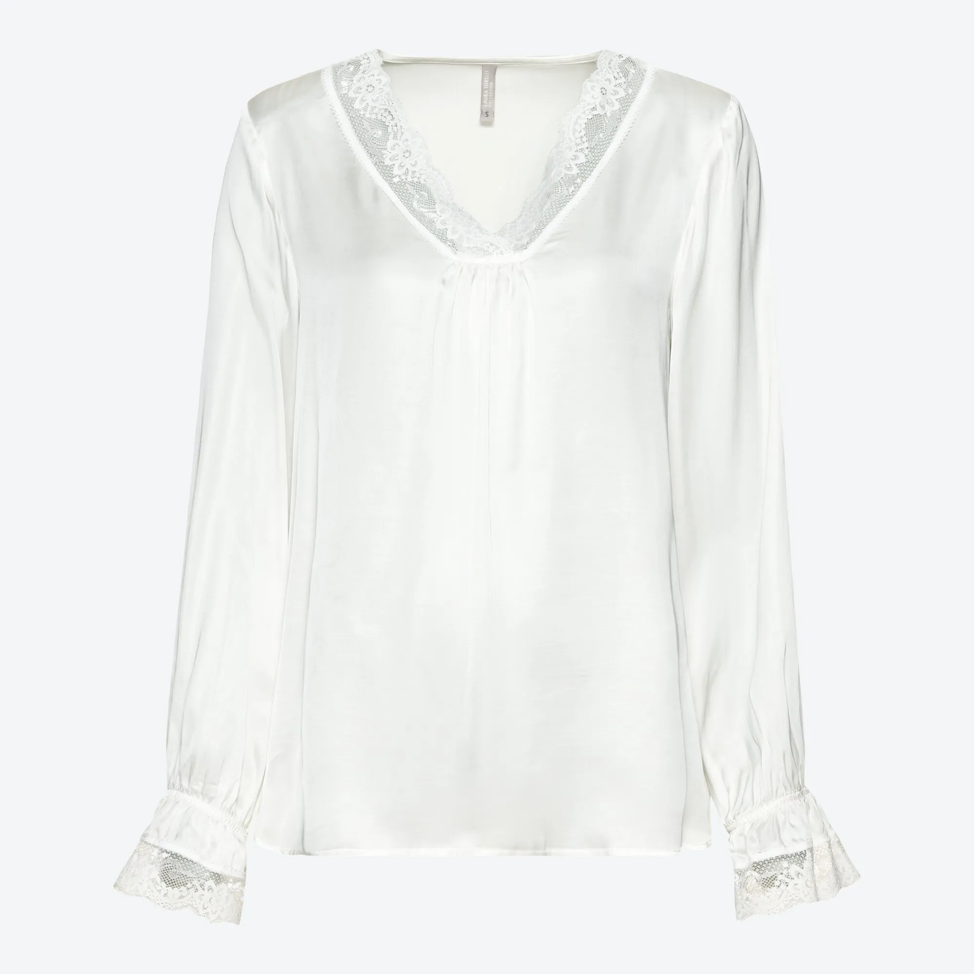 Damen-Bluse in Satin-Optik